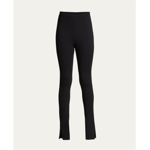 Toteme Black Zip leggings Pants with Ankle Zipper - Picture 9 of 11
